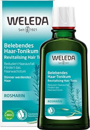 WELEDA Bio Belebendes Haar Tonikum - Naturkosmetik Haarwasser zur Vermeidung von Haarausfall & Förderung von natürlichem Haarwachstum. Haarpflege für kräftiges Haar & eine gesunde Kopfhaut (1x 100ml)  