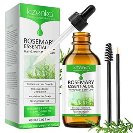 Ätherisches Rosmarinöl für Haarwuchs, Vermeidung von Haarausfall, Förderung von Haarwachstum, Rosmarinöl Haare für das Wachstum Wimpern, Rosmarinöl für haare 60ml  